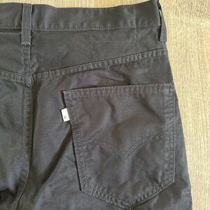 Rare Blank R Tab Levi's Men’s 100% Cotton Chino Pants Jeans | Jet Black 32 x 30